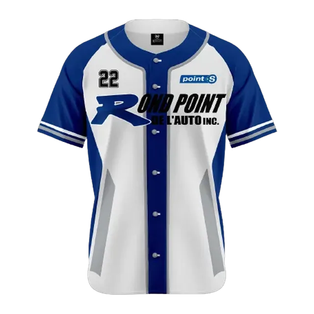 Chandails de baseball personnalisés : réalisation 12 de DesignUnik
