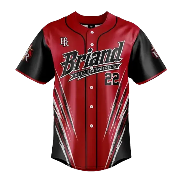 Chandails de baseball personnalisés : réalisation 11 de DesignUnik