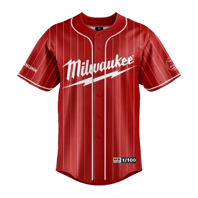 Chandails de baseball personnalisés : réalisation 8 de DesignUnik
