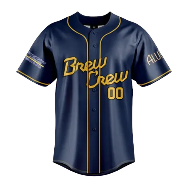 Chandails de baseball personnalisés : réalisation 5 de DesignUnik