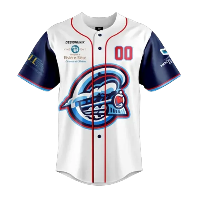 Chandails de baseball personnalisés : réalisation 4 de DesignUnik