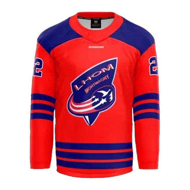 Chandails de hockey personnalisés : réalisation 10 de DesignUnik