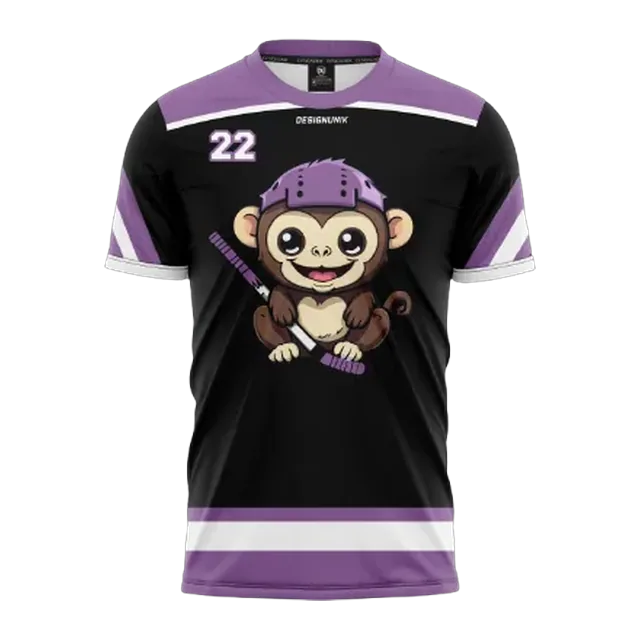 Chandails de dek hockey personnalisés : réalisation 3 de DesignUnik