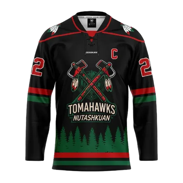 Chandails de hockey personnalisés : réalisation 5 de DesignUnik