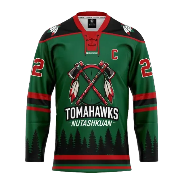 Chandails de hockey personnalisés : réalisation 4 de DesignUnik